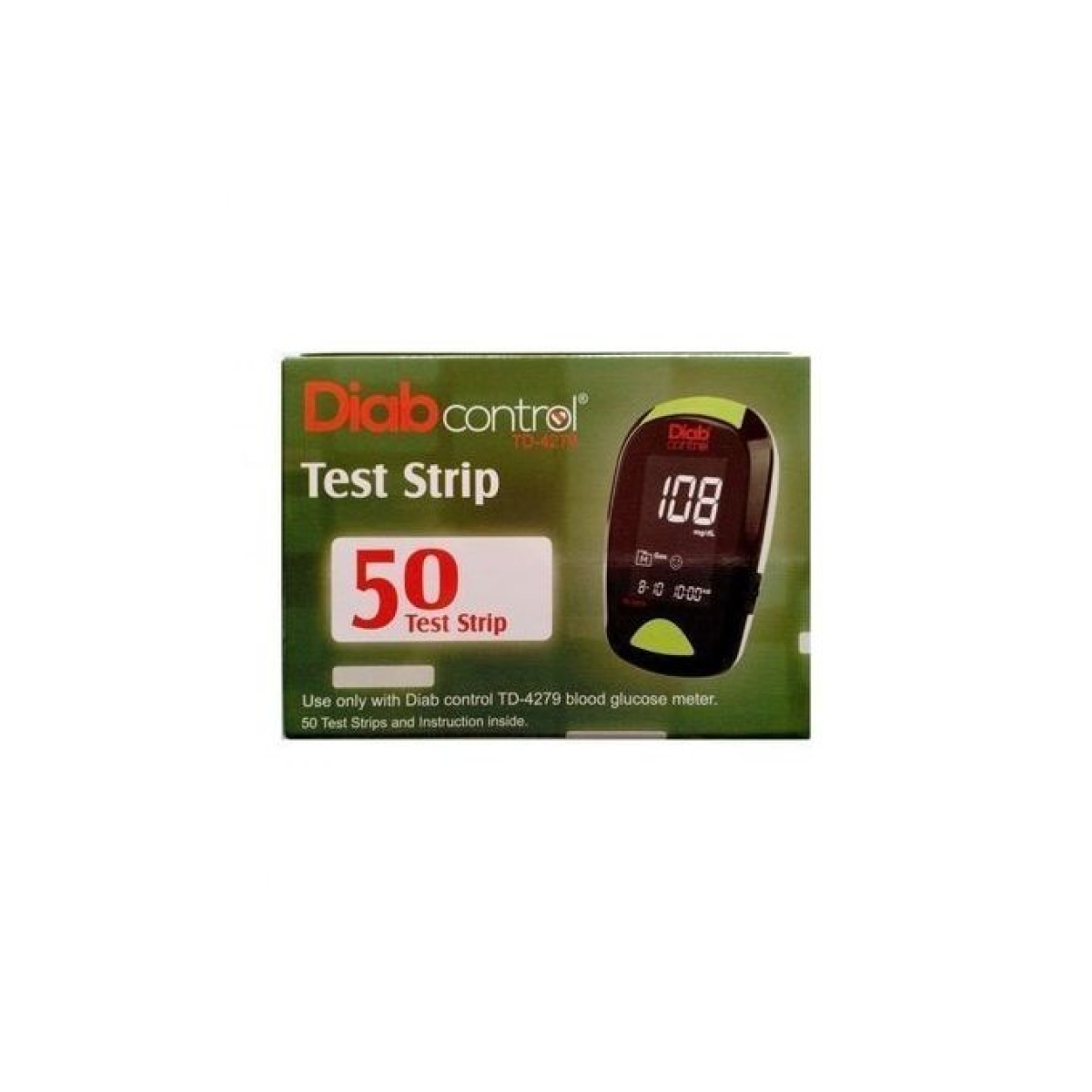 Bandelettes DiabControl – Boîte de 50 unités – Image 1