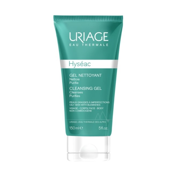 URIAGE HYSEAC GEL NETTOYANT 150ML NETTOIE PURIFIE ASSAINIT