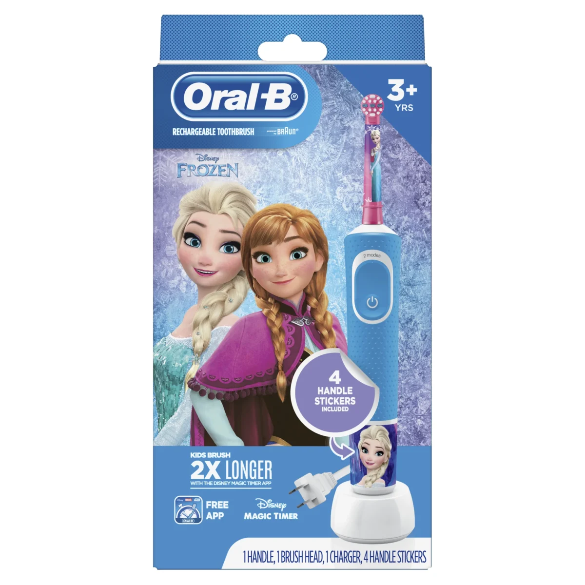 ORAL B BAD KIDS ELECTRIQUE RECHARGEABLE DISNEY FROZEN 3AN+ – Image 1