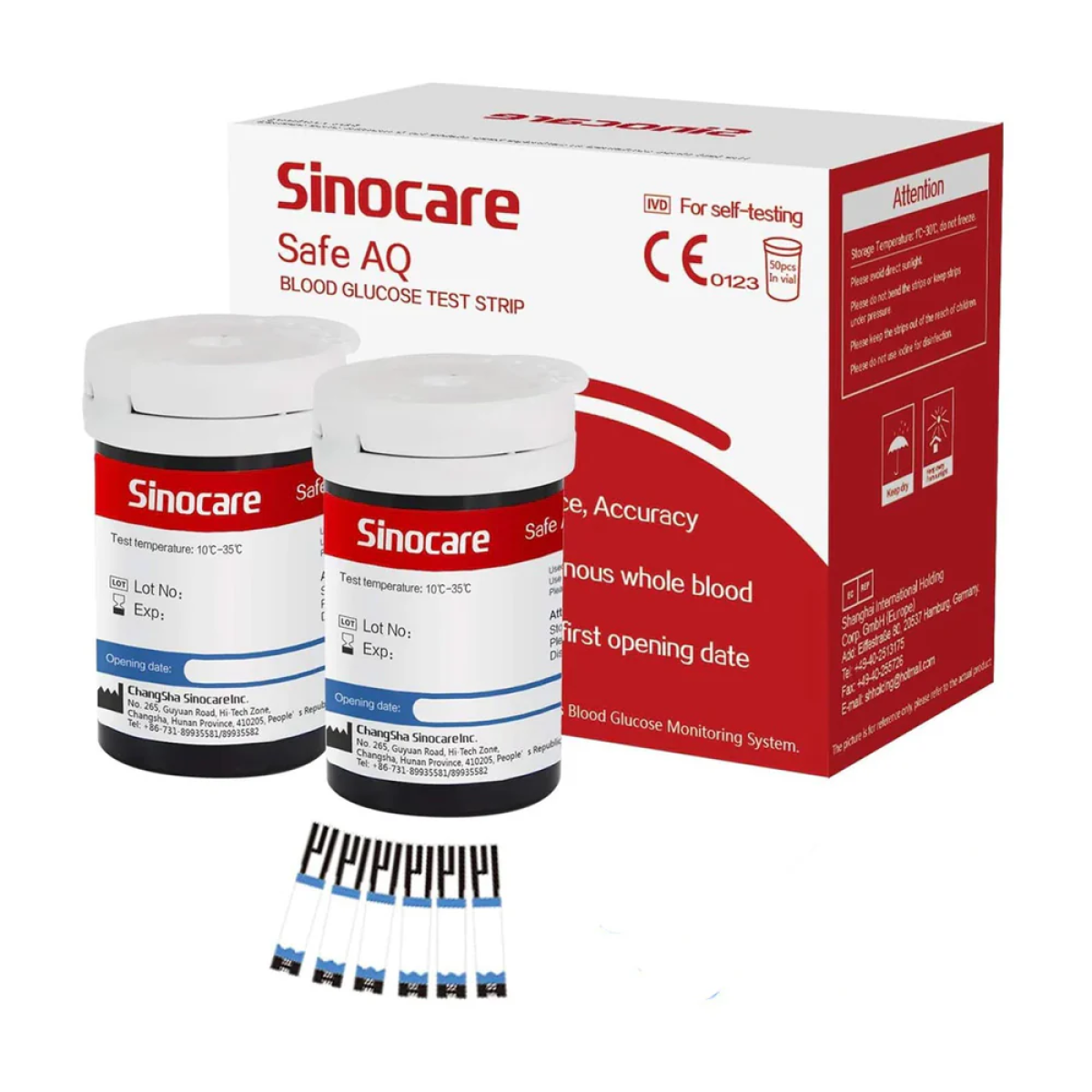 Sinocare Bandelettes 50pcs – Image 1