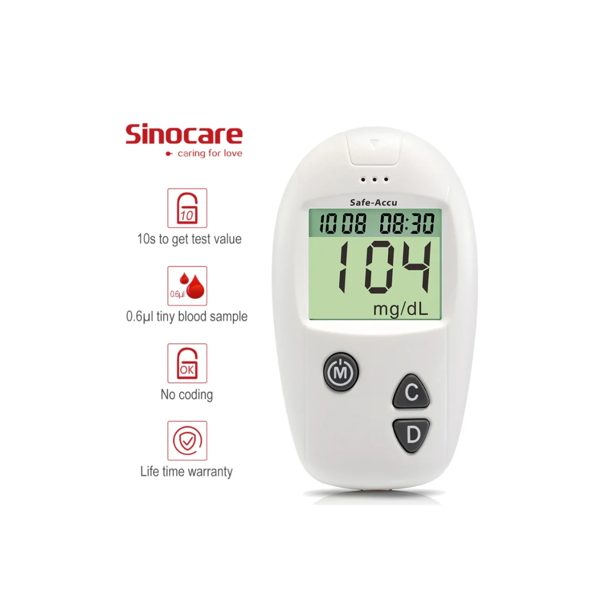 Sinocare appareil kit – Image 1