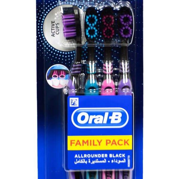 ORAL B FAMILY PACK 4 BAD MEDIUM
