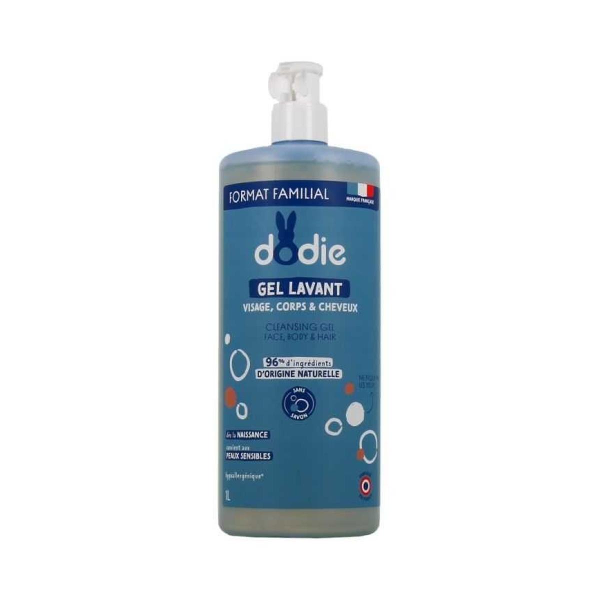 DODIE GEL LAVANT 3EN1 POMPE 1L – Image 1
