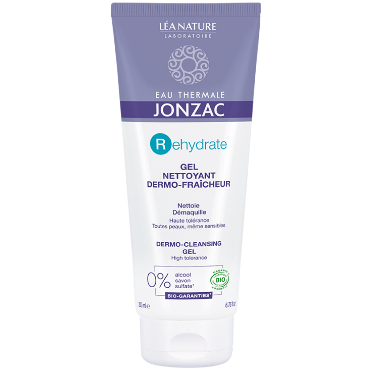 LEA NATURE JONZAC GEL NETTOYANT DERMO FRAICHEUR VISAGE 200 ML – Image 1