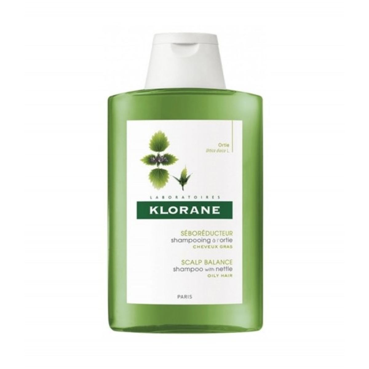 Klorane – Shampooing Séboréducteur à l’Ortie BIO – Cheveux gras 200 ml – Image 1