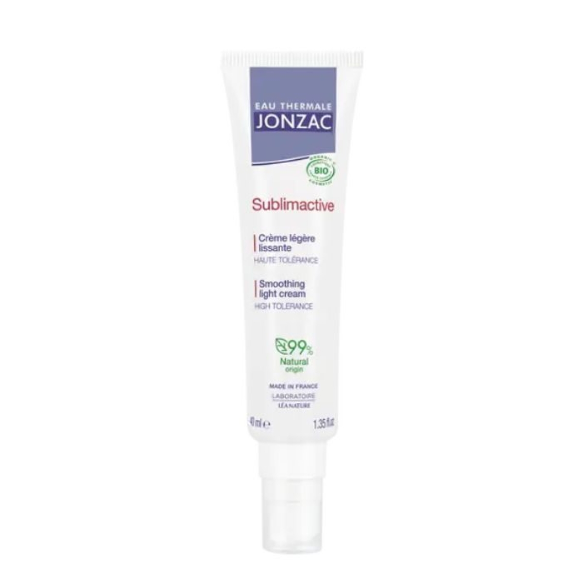 LEA NATURE EAU THERMALE JONZAC SUBLIMACTIVE CREME LEGERE LISSANTE 40ML – Image 1
