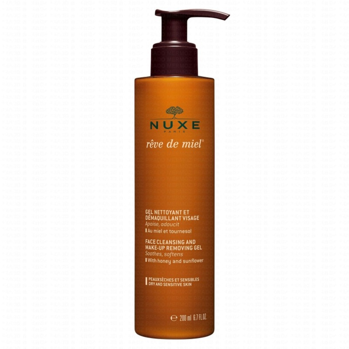 NUXE REVE DE MIEL GEL NETTOYANT DEMAQUILLANT VISAGE 200 ML – Image 1