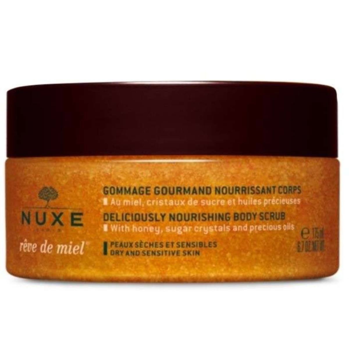 NUXE REVE DE MIEL GOMMAGE GOURMAND NOURRISSANT CORPS 175 ML – Image 1