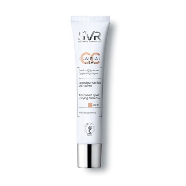 SVR CLAIRIAL CC CRÈME CORRECTEUR UNIFIANT ANTI-TACHES MÉDIUM SPF50+ 40 ML