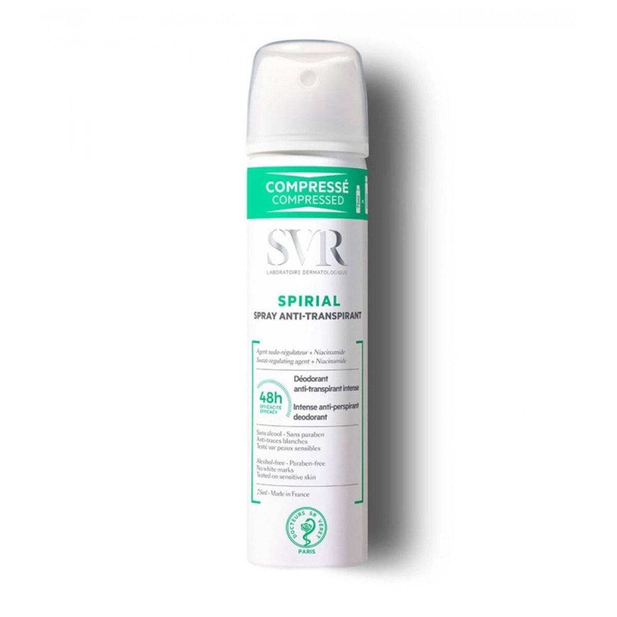 SVR SPIRIAL SPRAY DEODORANT ANTI TRANSPIRANT 75 ML – Image 1
