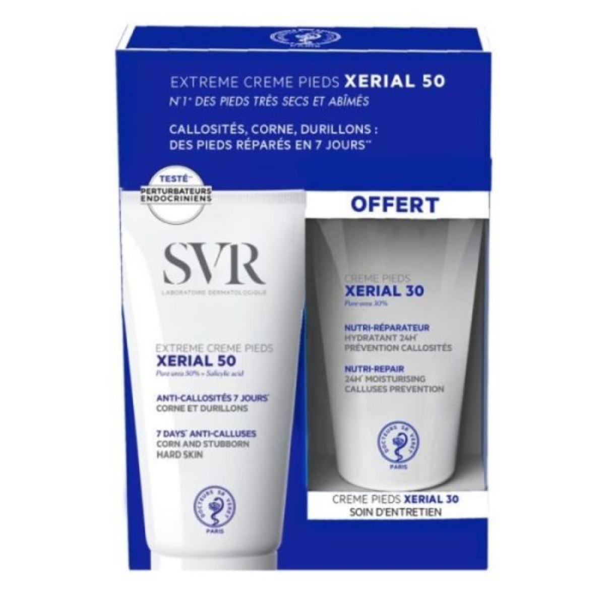 SVR XERIAL 30 CREME PIEDS + EXTREME CREME PIEDS 50 ML – Image 1