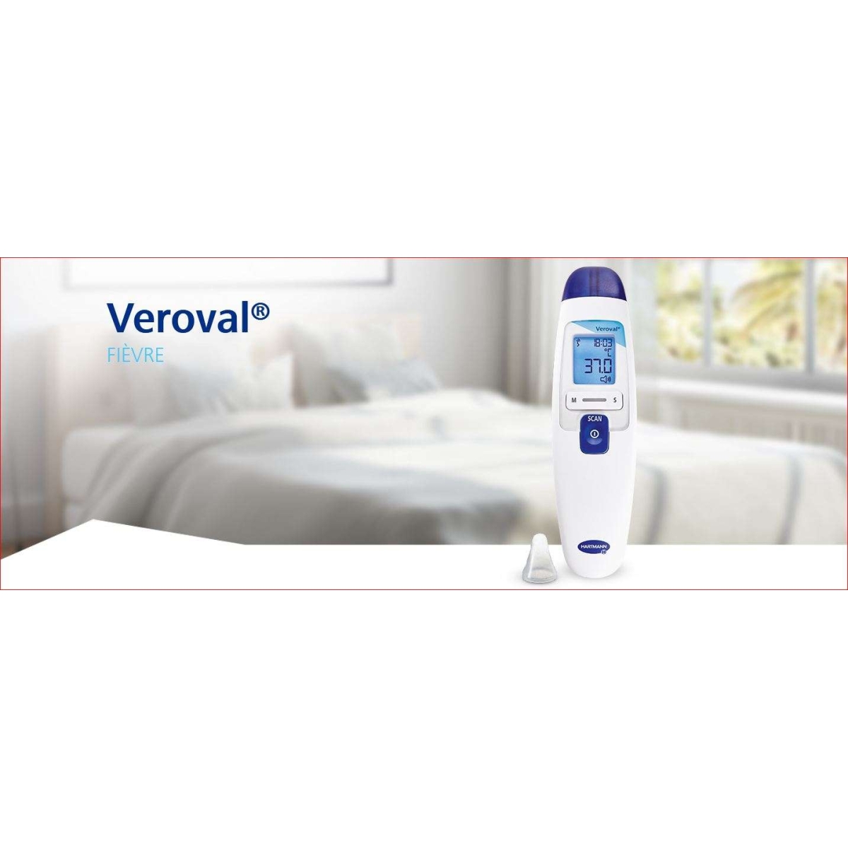 HARTMANN VEROVAL THERMOMETRE INFRAROUGE FIEVRE 2EN1 – Image 2