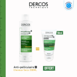 VICHY DERCOS SHP ANTI-PELLICULAIRE CHEVEUX SECS 200ML + SHP 50ML OFFERT PACK PROMO