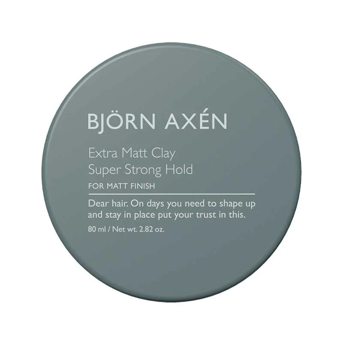 BJORN AXEN EXTRA MATT CLAY SUPER STRONG HOLD 80ml – Image 1