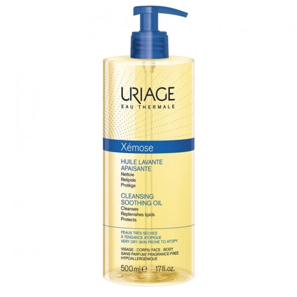 URIAGE XEMOSE HUILE NETTOYANTE APAISANTE VISAGE ET CORPS 500 M