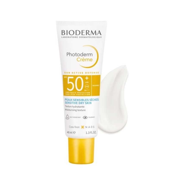 BIODERMA PHOTODERM SUN ACTIVE DEFENCE CREME SOLAIRE SPF 50 + INVISIBLE