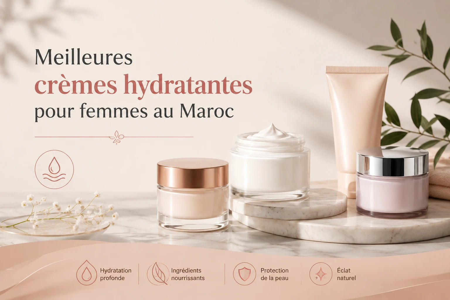 Meilleures crèmes hydratantes pour femmes au Maroc