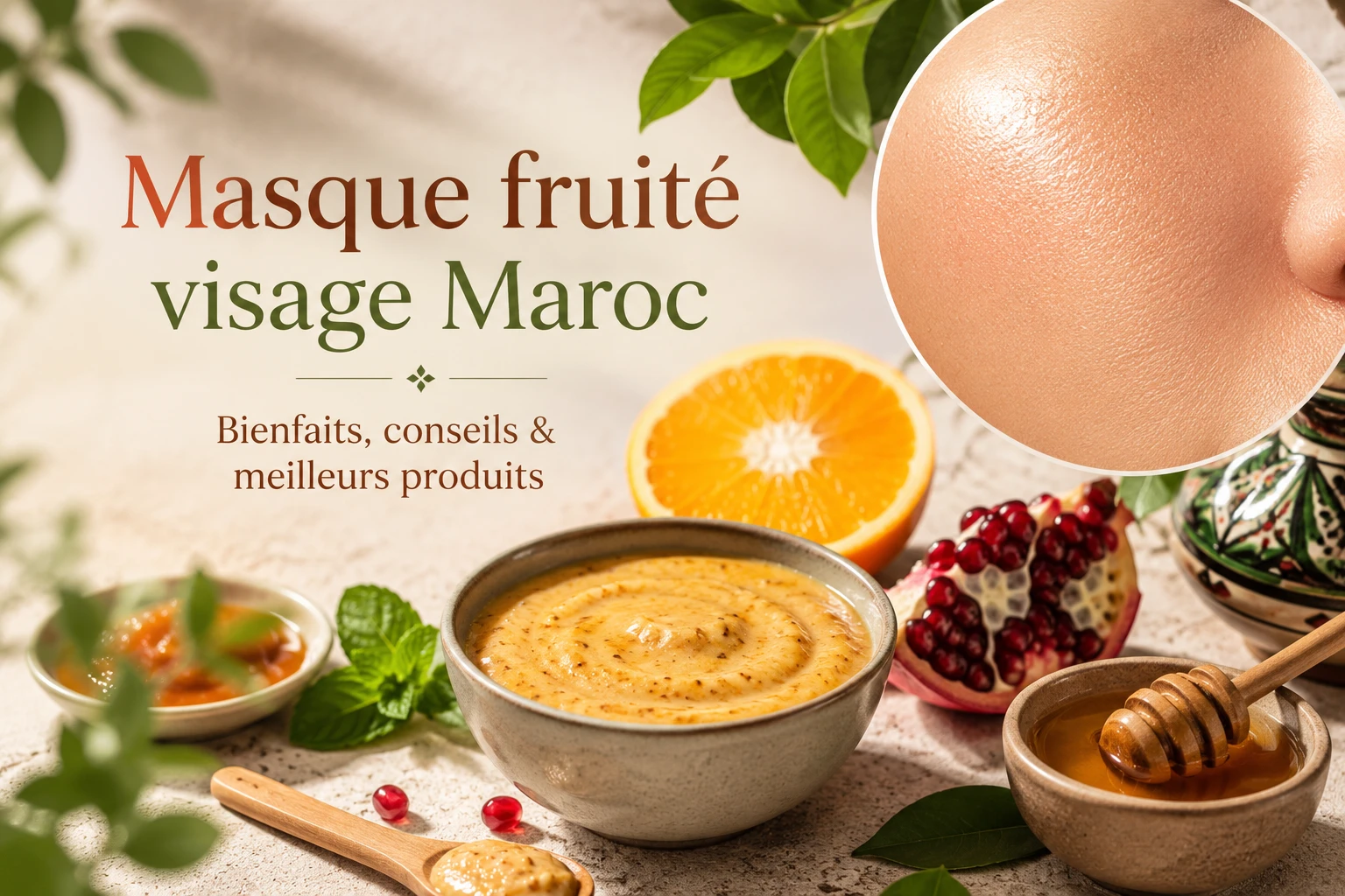Masque fruité visage Maroc Bienfaits, conseils et meilleurs produits