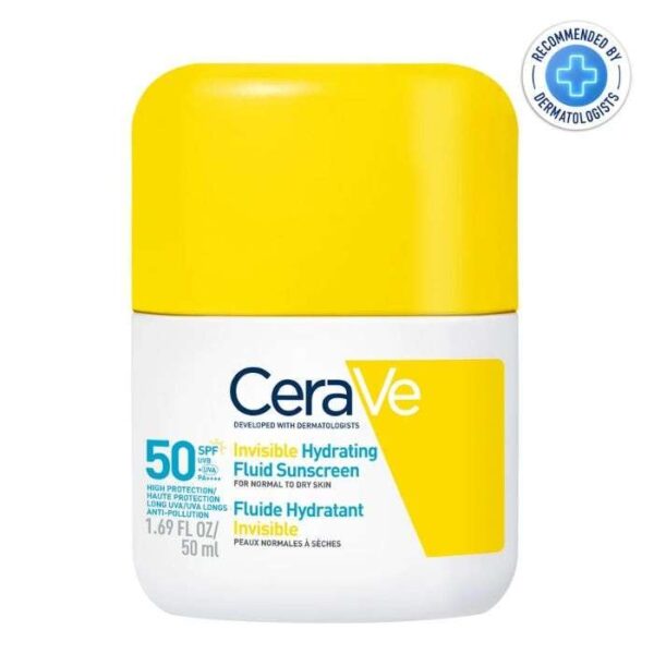 CeraVe Ecran Solaire SPF50 Fluide Invisible 50ml